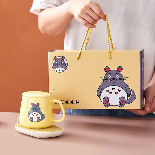 55-degree Constant Temperature Cup Set, Warm Cup Ceramic Water Cup Women's Day Gift, Mug Small Gift Coffee Cup Batch