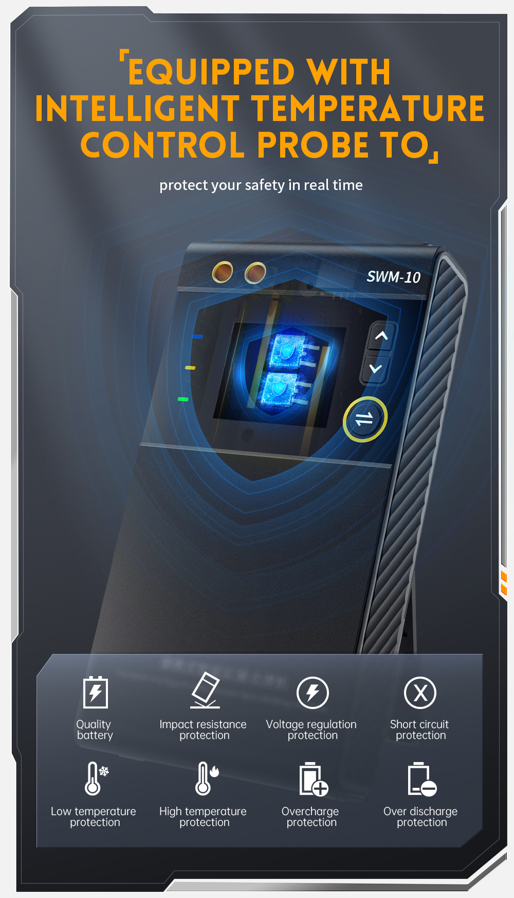 FNIRSI 1200A Tragbares Punktschweißgerät, Dual Pulse 4 Gänge einstellbar, für 0,1–0,25 mm Nickel/Stahlband und 18650-Akku, 5000 mAh – Detail 15