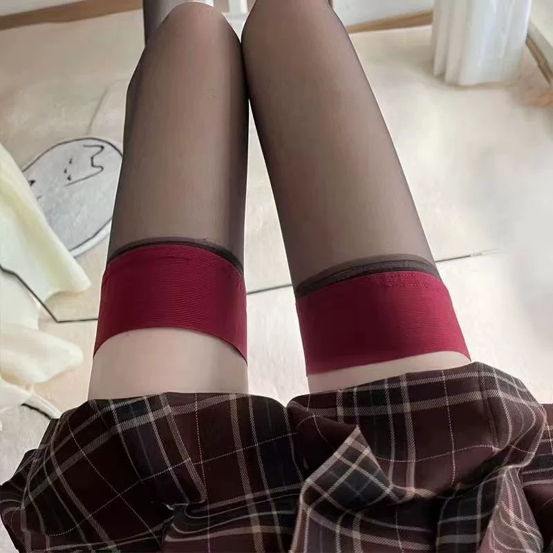 Ультратонкие брендовые колготки с сексуальным дизайном, высокие сапоги
