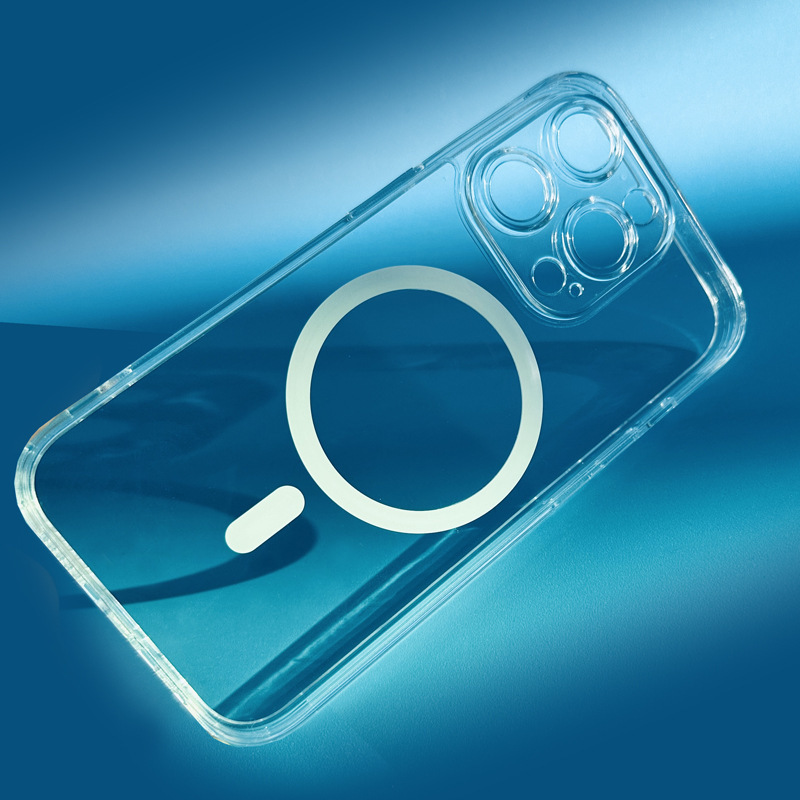 Magsafe Phone Case Suitable for iPhone 17, Apple 13, Magnetic 15 Pro Max, Transparent 14, Cross-Border 16 Wholesale X Magsafe Phone Case Suitable for iPhone 17, Apple 13, Magnetic 15 Pro Max, Transparent 14, Cross-Border 16 Wholesale X