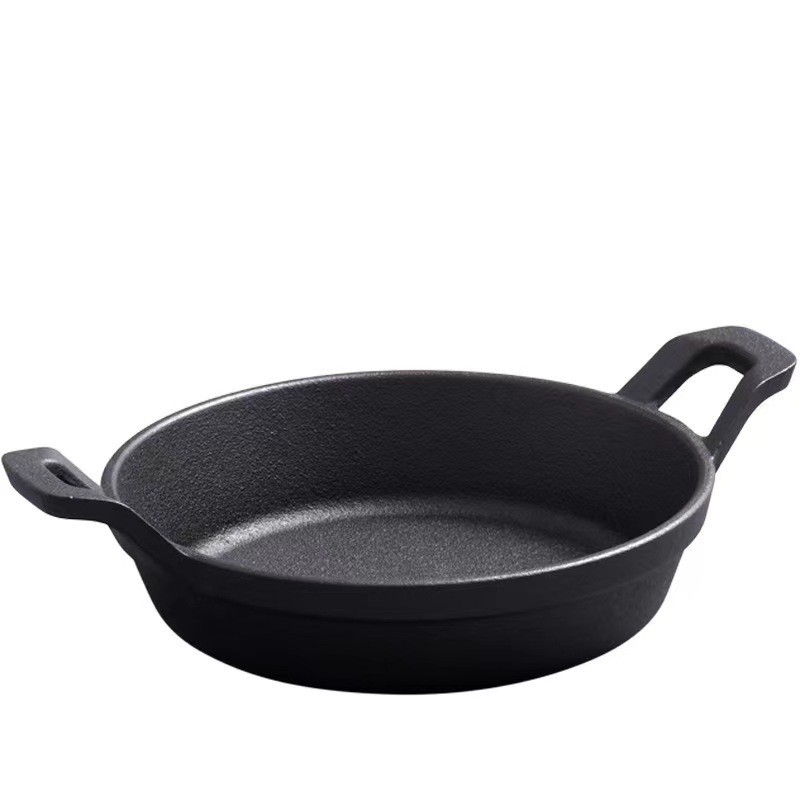 둥근 비스듬한 귀 프라이팬 12cm
