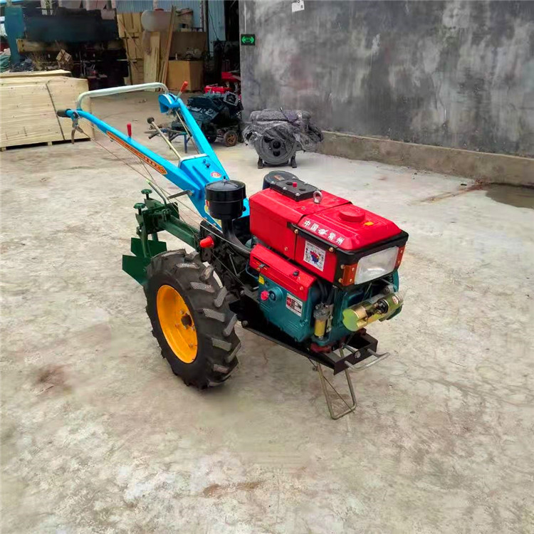 小型手扶拖拉机牵引农机农具 山丘平原全套翻土开荒手扶拖拉机