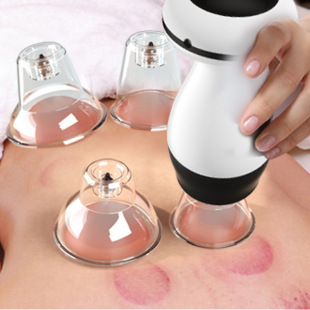 Intelligent vacuum cupping electric scraping instrument Meridian brush home massager suction device Rechargeable Handheld New