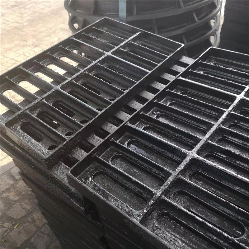 方形雨水盖板 下水沟用方形圆形重型井盖盖板 400球墨雨水篦子
