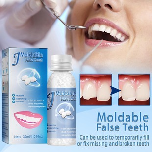 Moldable Dentures, Film and Television Makeup, Dental Glue Modification, Temporary Tooth Filling, Fake Tooth Filling, Broken Teeth, and Gap Filling