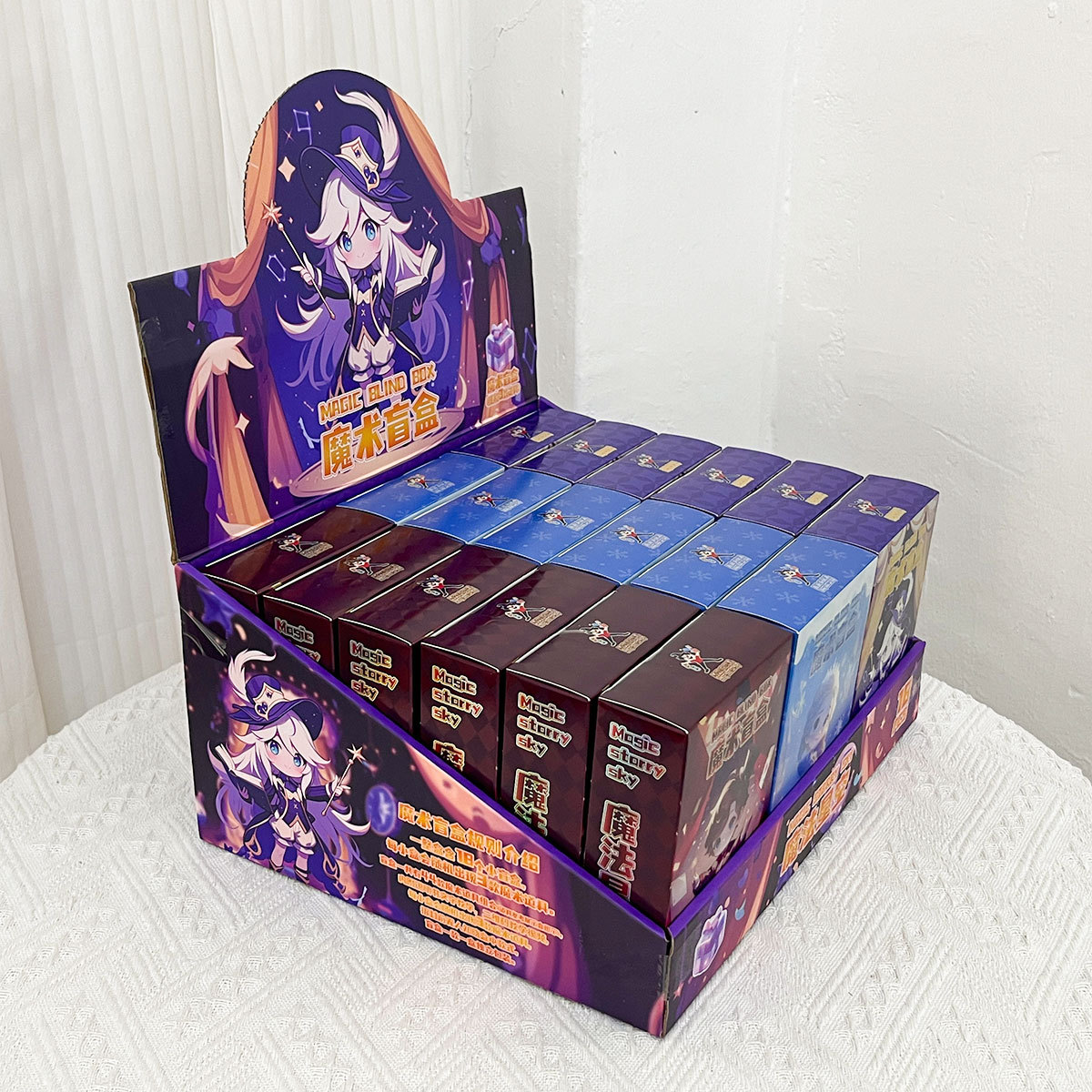 Juguetes mágicos para niños, caja ciega, caja de regalo, nueva agencia de regalos exótica transfronteriza, espectáculo de accesorios de naipes