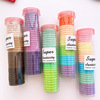 30 buckets of candy color versatile high -elastic girl heart editing towel circle color basic hair circle hair rope