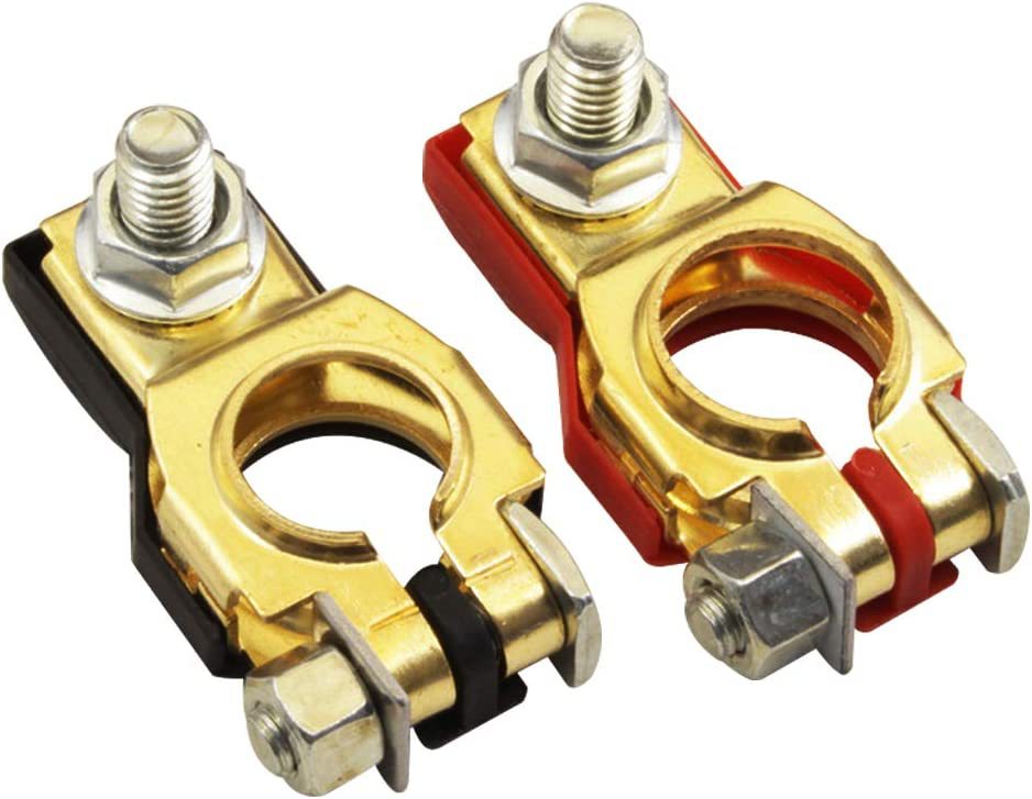 En stock de latón Japonés Chuck batería conector de la batería Chuck estampado pila de la cabeza de la batería clip Chuck Coche