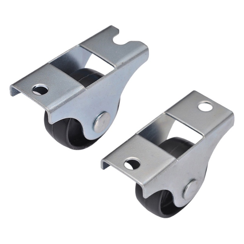 Mute pequeña cama inferior tatami cajón polea gabinete rueda rodillo universal rueda de goma direccional