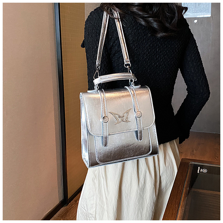 2023 Nuova borsa da donna di vendita calda Farfalla Hardware in metallo bianco Zaino a tracolla singola Borsa da donna Spicy Girl Millennium 2KY_voghion.com