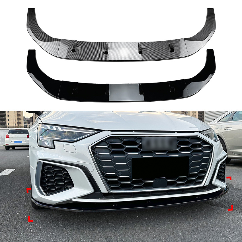Suitable For Audi A38 YS3+Front Bumper,Front Lip,Front Shovel Exterior Modification