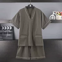 Gongma домашний костюм для сауны, большой размер, мужской костюм для сауны, массаж ног, ванна, массаж ног, магазин, женский халат, халат для салона красоты