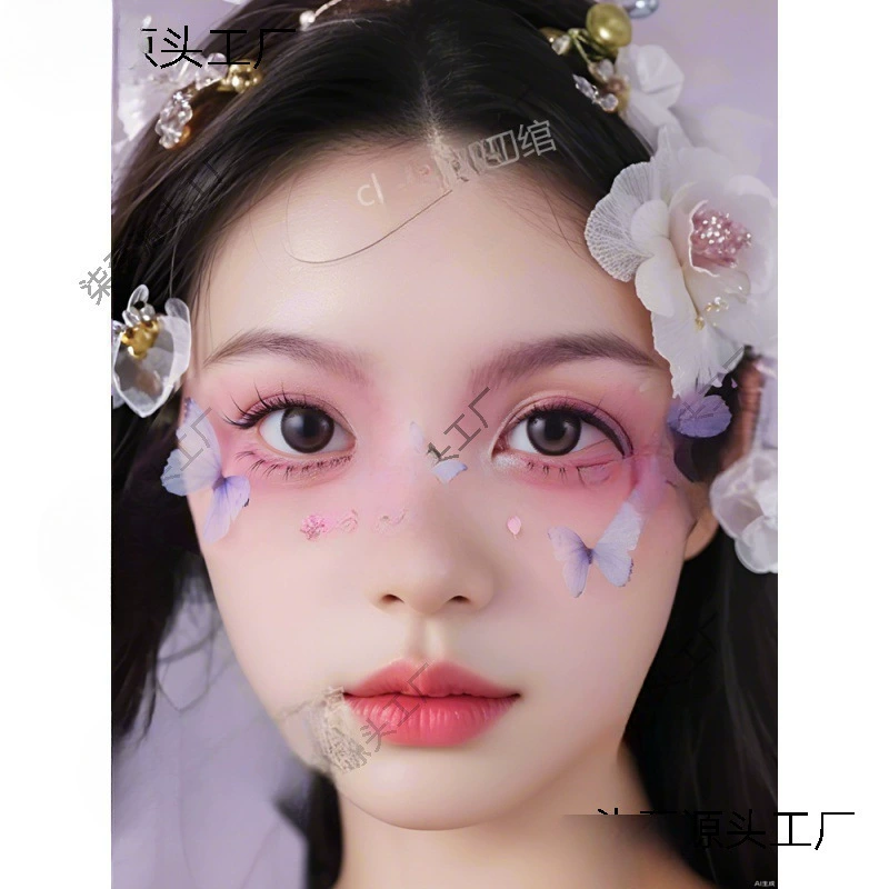 Фасial галерея бабочка украшения Люйи День детей селфи фотография фото фото DIY лица stroke сцена макияж