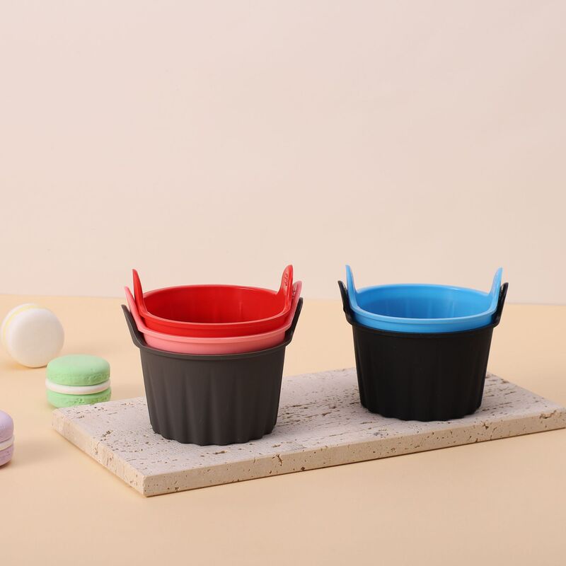 キッチンシリコーンケーキ型ベーキングモールド簡単に離型できるエアフライヤー蒸し卵型カップケーキカップメーカー卸売|undefined
