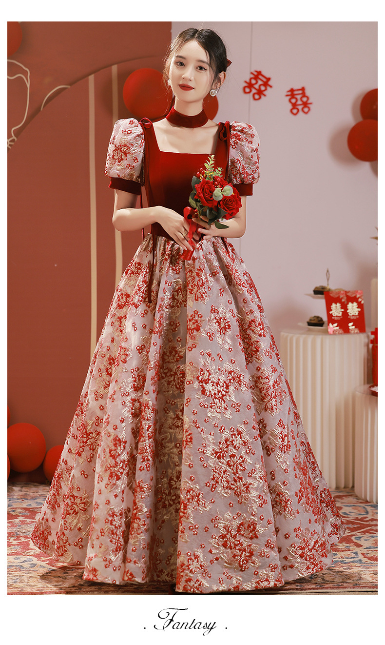 D8582 1520K VÁY ĐẦM LIỀN THÂN DỰ TIỆC NỮ GUSNKCL DÙNG TRONG LỄ CƯỚI THỜI TRANG NỮ NGÀY CƯỚI G04 SẢN PHẨM MỚI