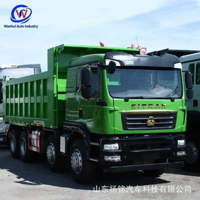Sinotruk Shandeka Front-Four-Wheel-Drive and Rear-Eight-Wheel-Drive Engineering Vehicle, 380 Horsepower Dump Truck for Transporting Gravel and Sand