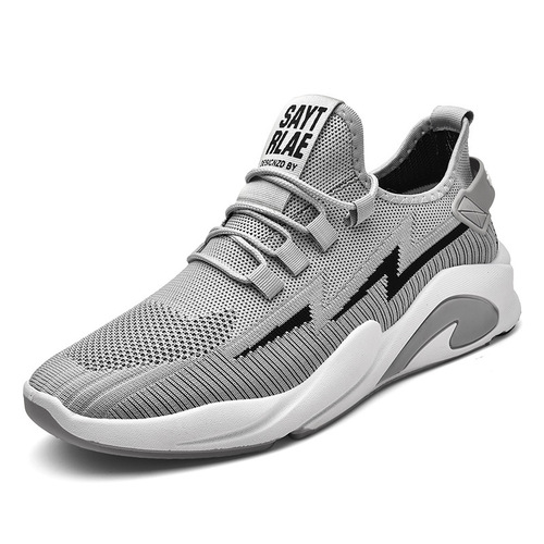 2024 Spring New Men's Shoes Fashion Feiwei Men's Daily Casual Shoes Lace-up Breathable Running Sports Shoes for Men