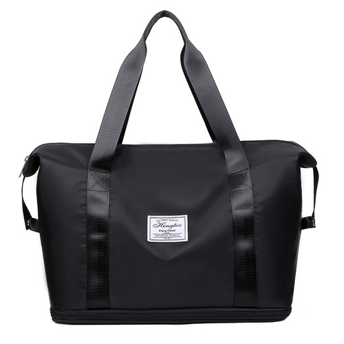 Portable Large Capacity Travel Bag for Women, Short Trip Business Trip Lightweight Fitness Bag, Foldable Storage Bag, Suitable for All Kinds of Luggage