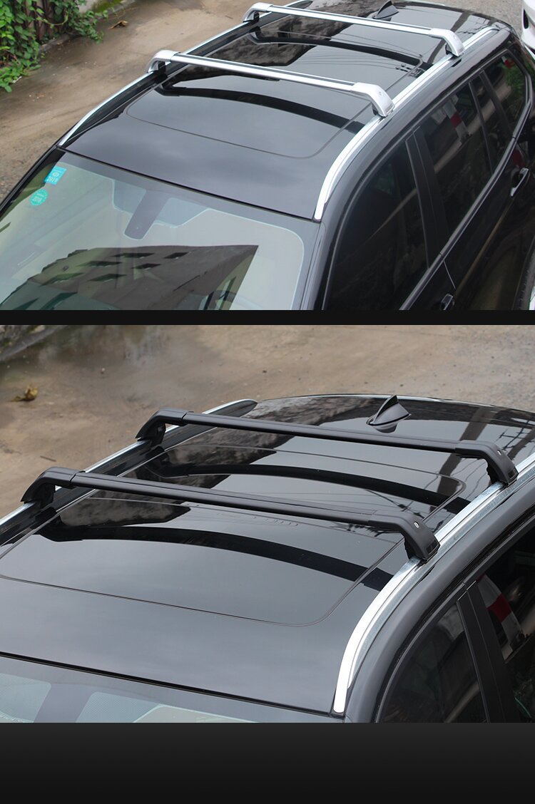 Factory Direct Sales Car Roof Rack Integrated Crossbar Aluminum Alloy Car Travel Rack Frame Load-Bearing Roof Rack