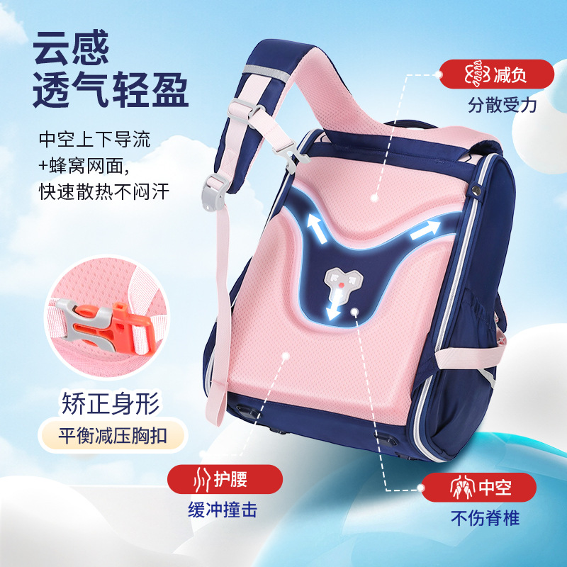 Mochilas escolares impermeables para niños, mochilas escolares para estudiantes de primaria, primer, segundo, tercero a sexto grado, nueva mochila ligera para niños