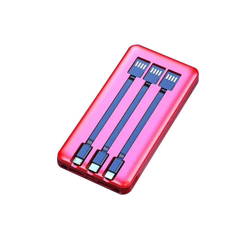 Pantalla digital de salida compartida de tres líneas al aire libre de 20000 mAh fuente de alimentación móvil de gran capacidad de carga de teléfono móvil portátil