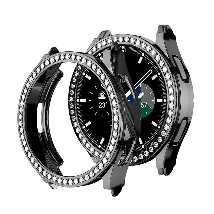 For Samsung Galaxy Watch 4 Watch Case 40 All-inclusive TPU Electroplated Protective Cover 44 Free Film Drill Soft