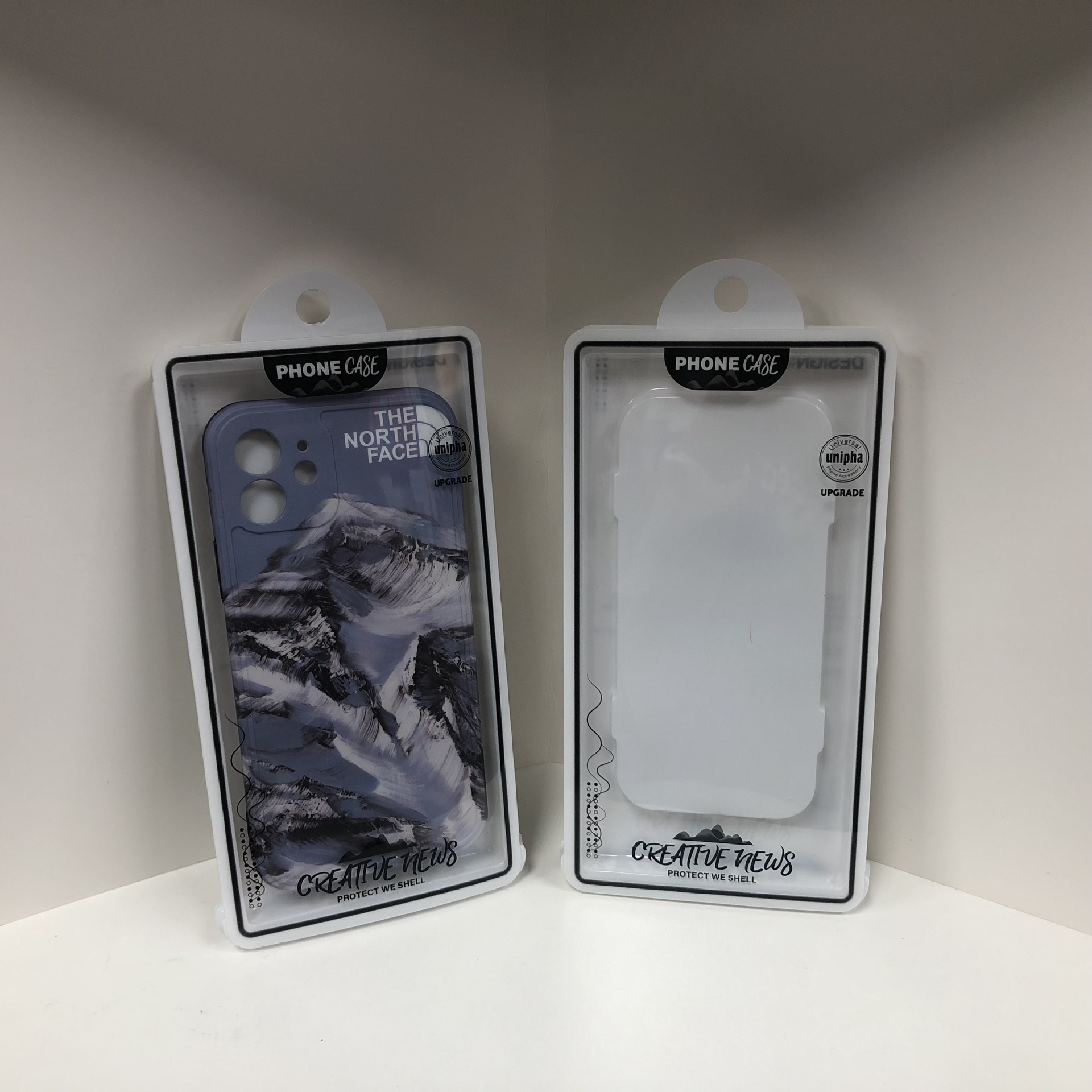 新款手机套抽屉包装盒 手机壳吸塑PVC胶盒中性通用 透明抽拉包装