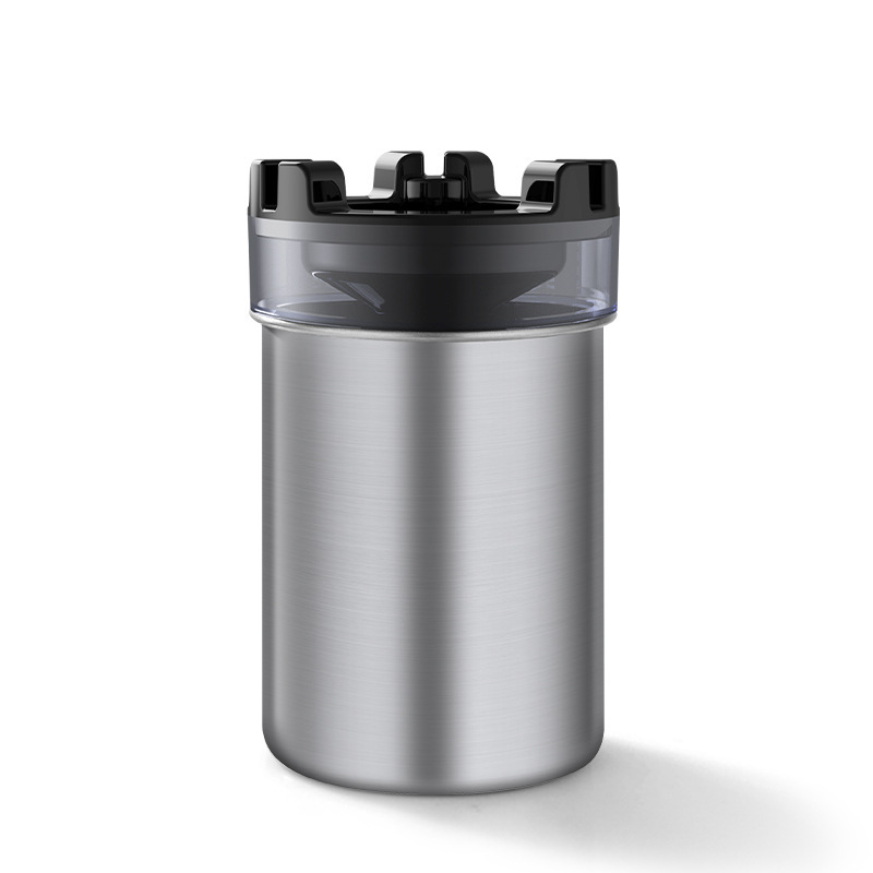 Cenicero con tanque de agua anti-Cenizas volantes caja gris hogar sala de estar creativo tanque de extinción de humo taza portátil tipo Cenicero del coche
