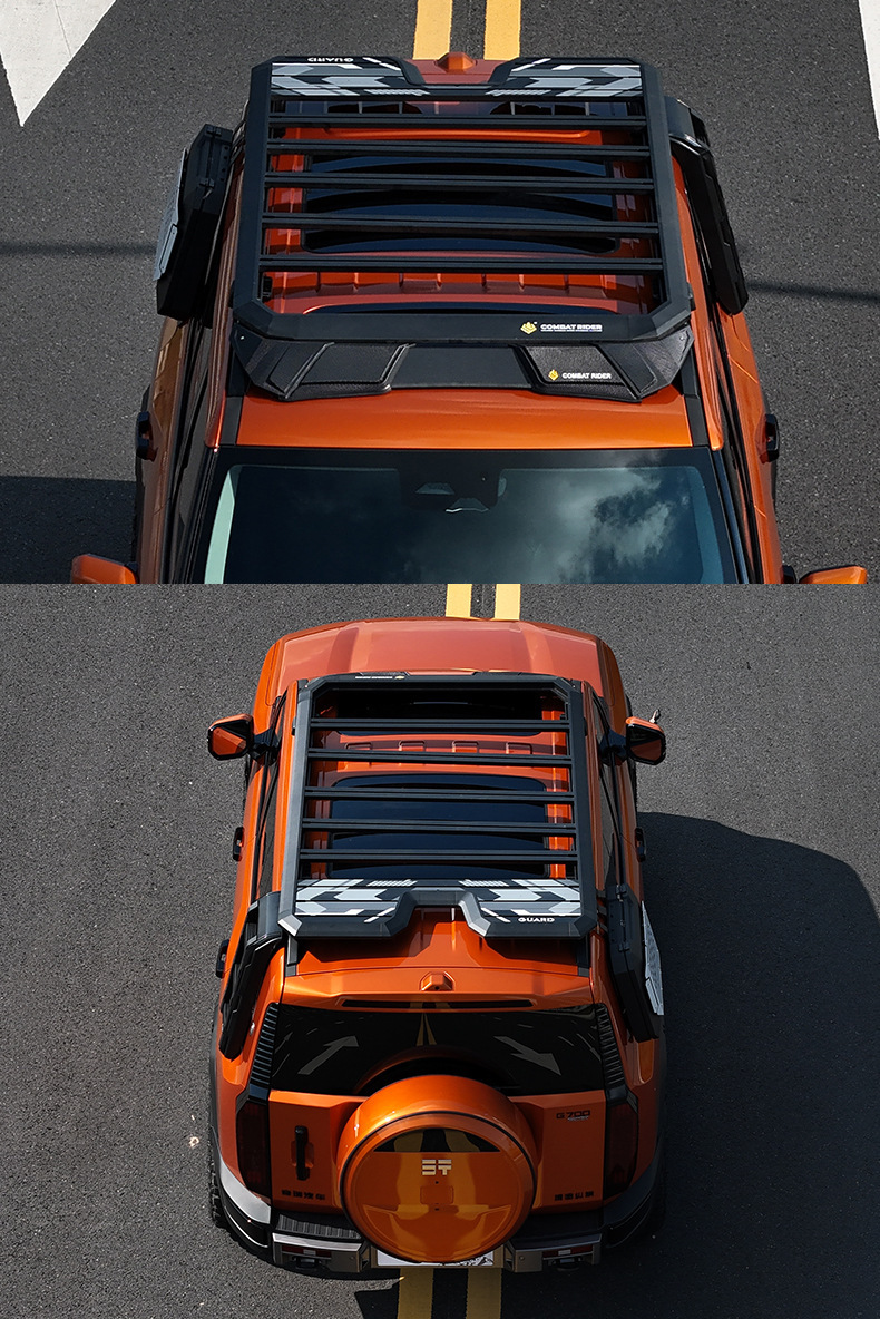 Suitable for Zongheng G700 Roof Luggage Rack Frame Off-Road Modification Folding Ladder Platform Aluminum Alloy Side Tent Backpack