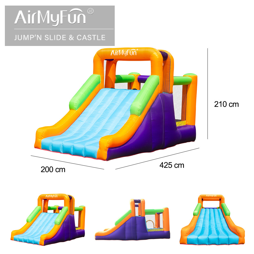 AMF | Castillo inflable para el hogar Diapositiva pequeña para niños Diapositiva inflable Hogar pequeño Castillo doméstico