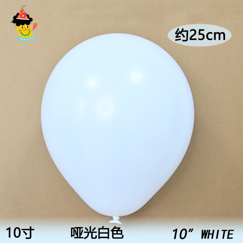 Venta al por mayor de 10 pulgadas 2,2G globo de látex engrosado visita a los Estados Unidos mate redondo cumpleaños fiesta suministros decoración Matt globo