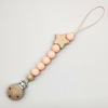 Children's pacifier, silica gel chewy lanyard holder for correct bite