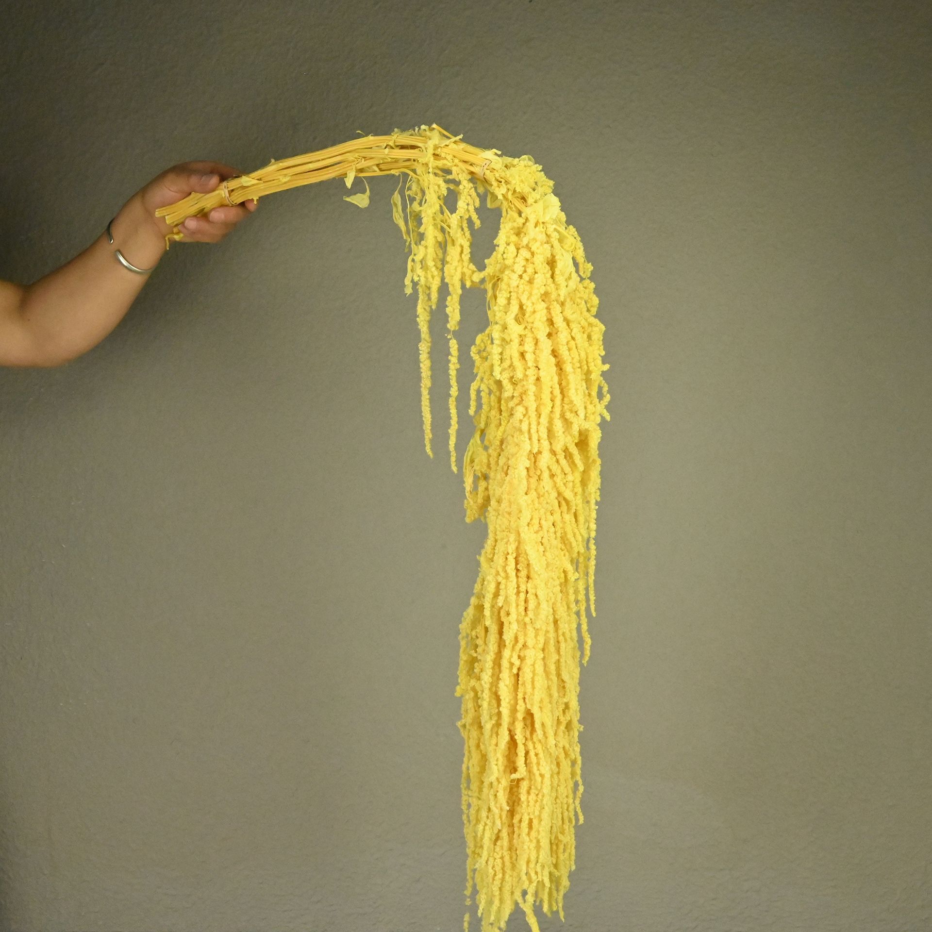 Flores fantasmas colgantes de arroz flor inmortal Juliet Amantes lágrimas colgantes de flores de decoración de bodas flores verdaderas