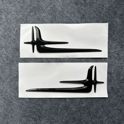 Car logo: rear side emblem, E-Class, A-Class