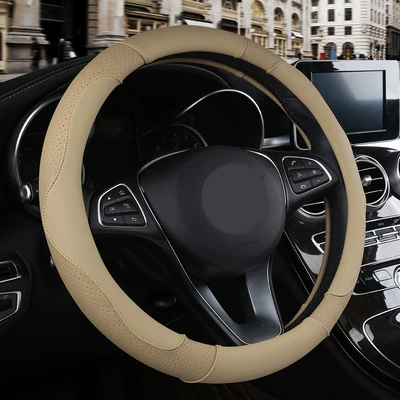 Steering wheel cover Steering Wheel Cover for All - xf620-warm-rice-38cm