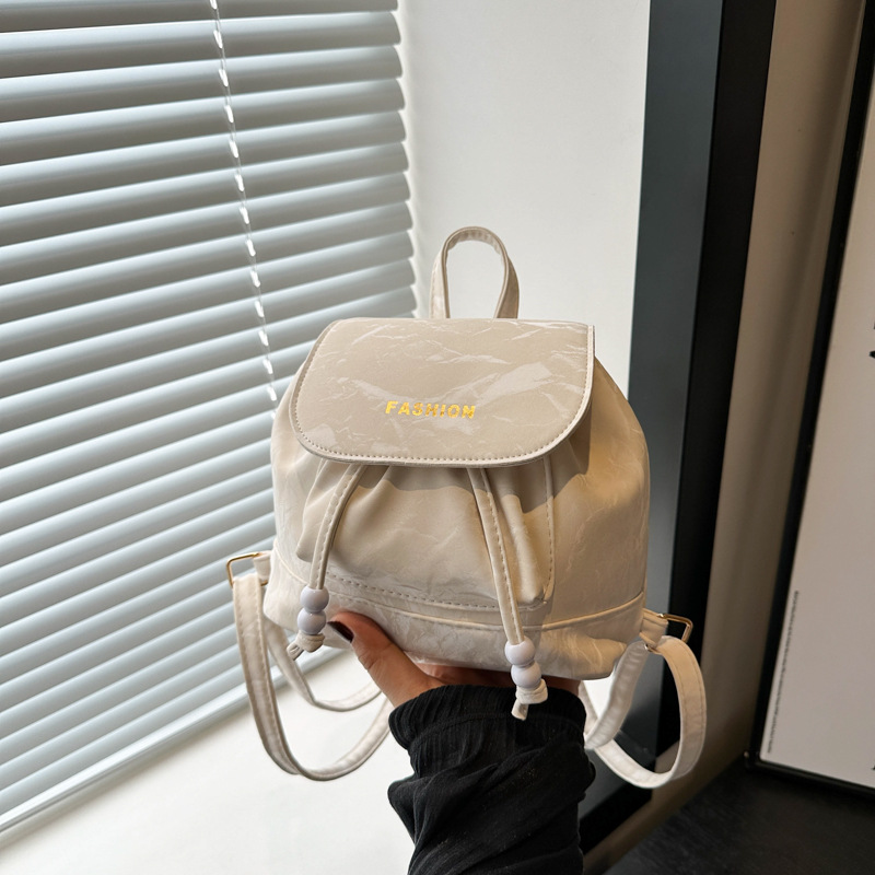 Bolsa de hombro retro estilo académico para mujeres 2024 nuevo estilo coreano simple letras portátiles bolsas de cubo de hombro de moda