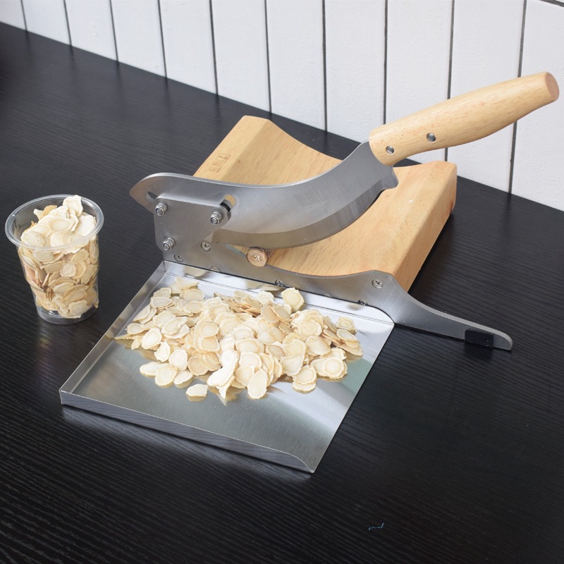 切的铡刀房不锈钢切刀商用鹿茸家用小型西洋参切片天麻