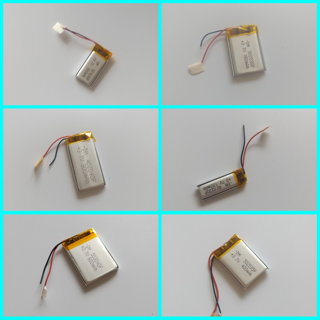 小锂电池3.7V软包聚合物蓝牙耳机行车记录仪3.7伏大容量电池芯
