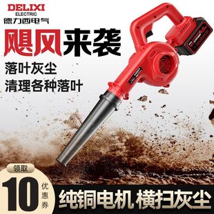 Delisi Electric Blower Rechargeable Small Lithium Hair Dryer High-power Dual-purpose Computer Dust Precipitator