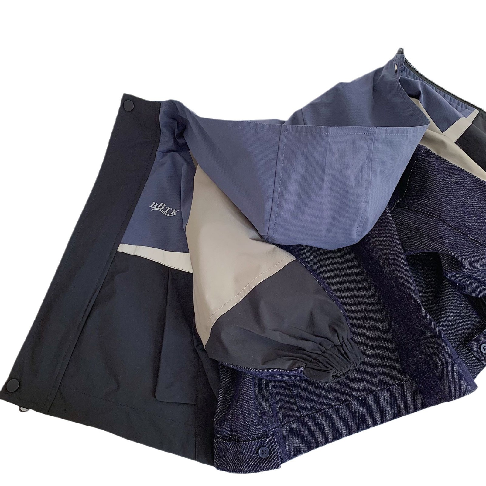 Mai Bao chaqueta infantil 2025 primavera nuevo estilo para niños y niñas con sombreros de color extranjero vestidos con ropa infantil universal para niños