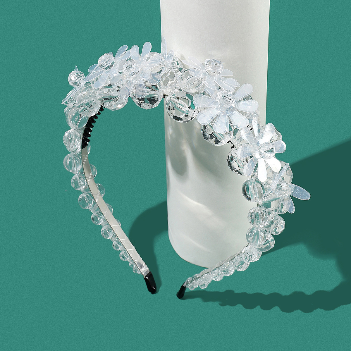 Fashion Flower Artificial Crystal Hair Band