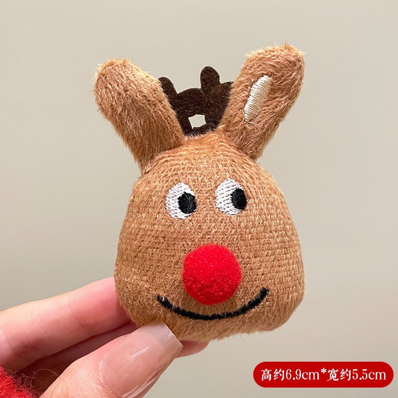 Broche de Navidad para mujeres regalos de alce pines para niños decoración de vacaciones pequeños regalos accesorios muñeco de nieve pequeños regalos image 22