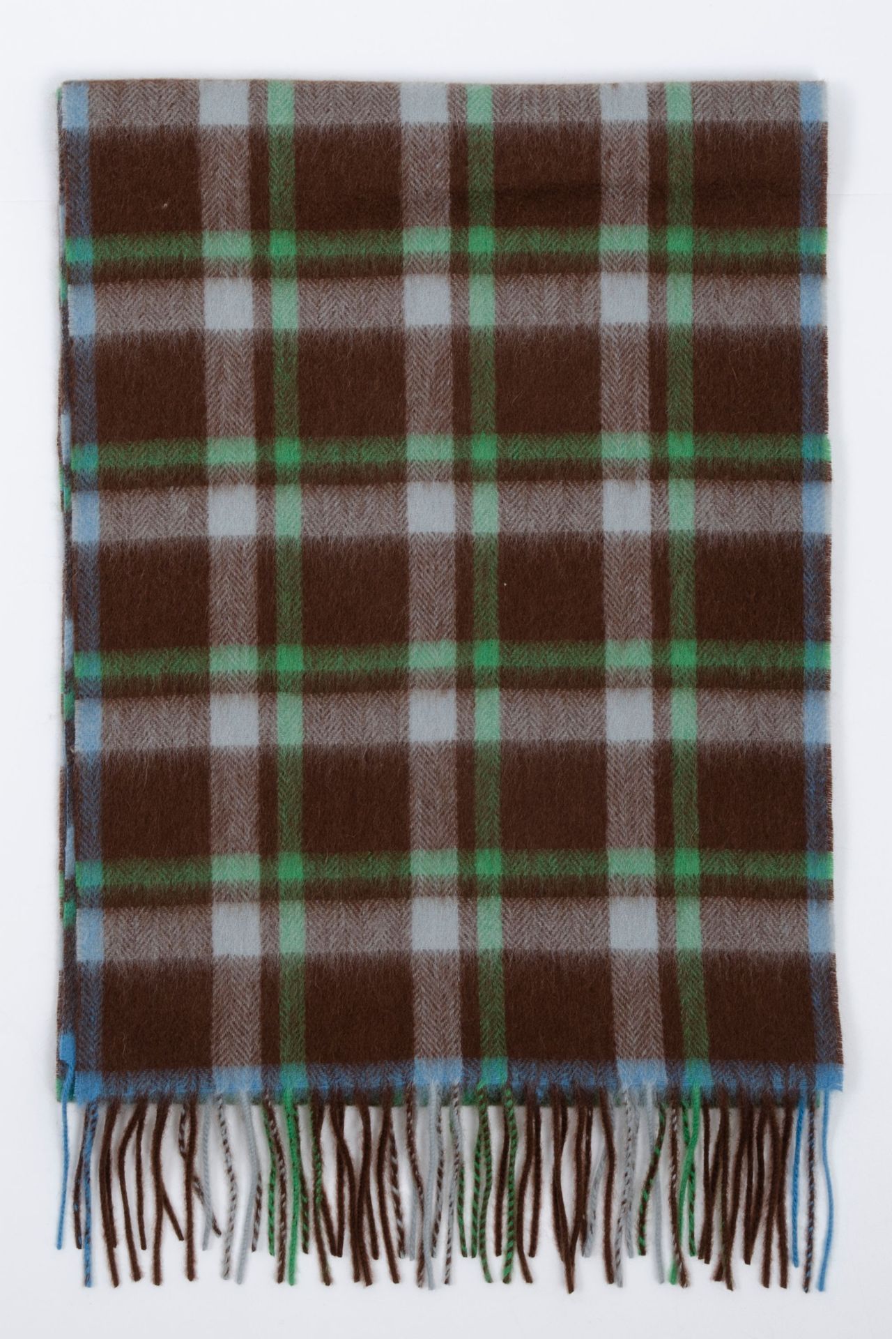 Mongolia interior puro cachemir lana de lana teñida en hilo a cuadros ondas de agua otoño e invierno bufanda para hombres y mujeres