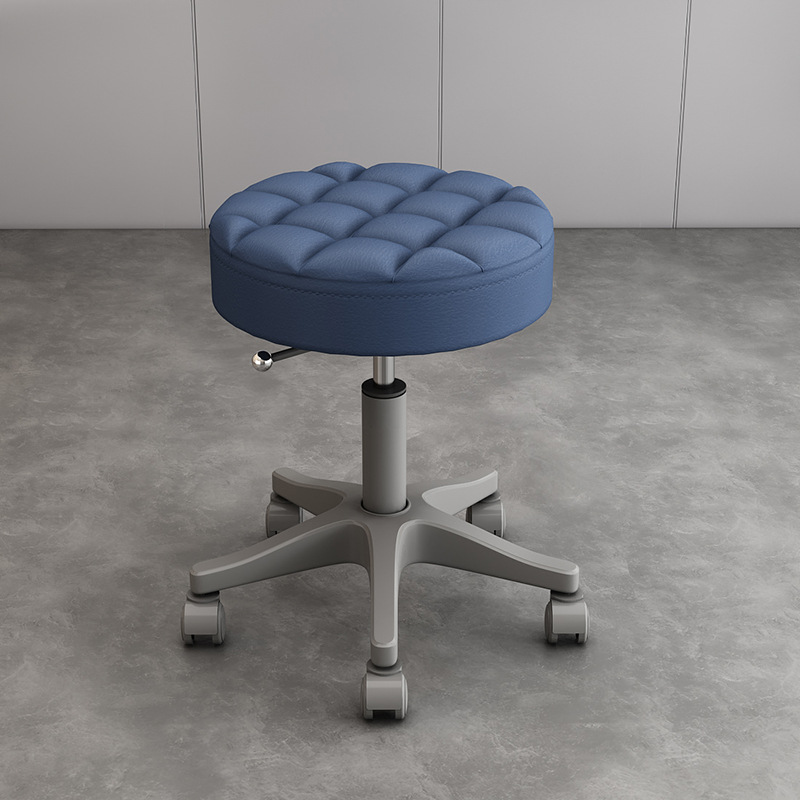 Internet celebridad simple peluquería salón de uñas silla redonda con ruedas taburete de belleza salón de belleza polea giratoria elevación redonda taburete