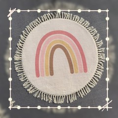 模造カシミヤ円形流蘇じゅうたん虹客間茶何じゅうたんは滑り止めを厚くして周絨毯寝室ベッドサイドじゅうたんをつかむ
