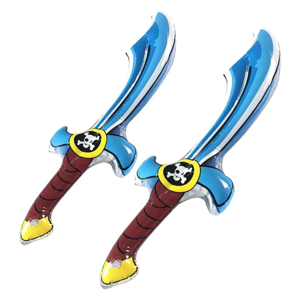 Cross-border hot sale inflatable model weapon axe inflatable pixel weapon inflatable toy lattice sword