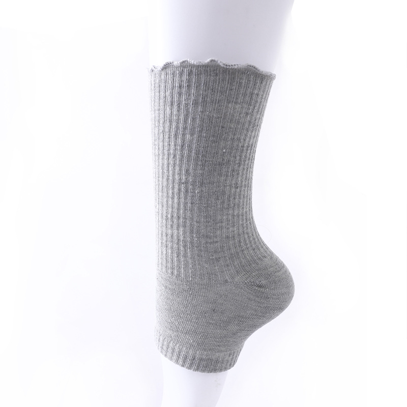 Cross-Border Sports Pressure Ankle Protection Lace Striped Elastic Ankle Protection Socks Fitness Running Elastic Socks