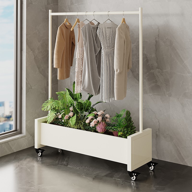 Guesthouse creative drying rack indoor courtyard outdoor balcony hanger flower box dry clothes drying rack