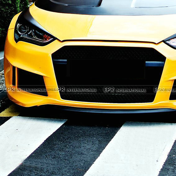 Suitable for Modern Veloster Carbon Fiber Modification Parts Lordpower Wide Body Front Bumper Front Bumper