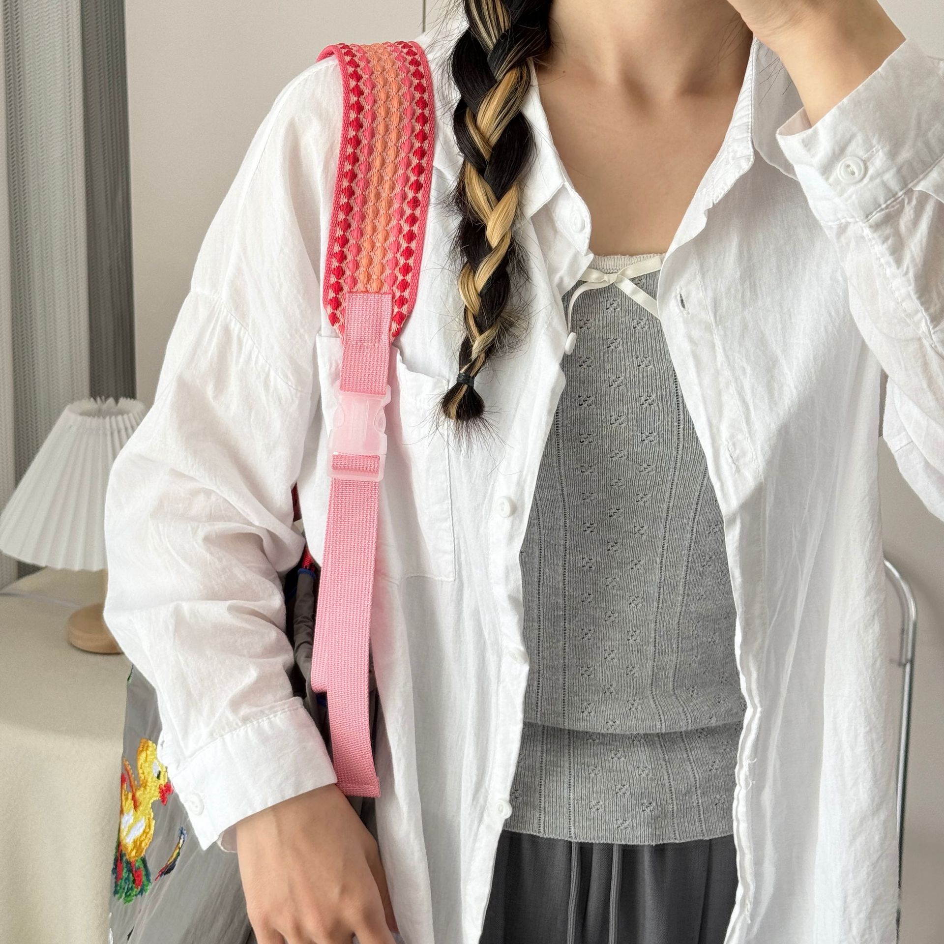 Cordón de nylon bolso correa de hombro bolso de mujer correa de extensión accesorios correa de bolso de mujer correa ajustable